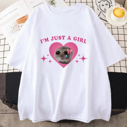 T-shirt "I'm just a girl"