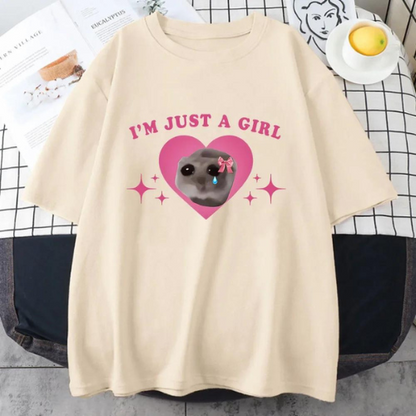 T-shirt "I'm just a girl"